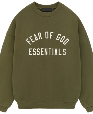 Dark Green Essentials Sweatshirt