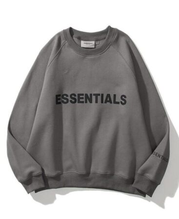 Dark Grey Essentials sweatshirt