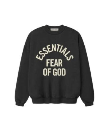Essentials Fear OF God Black Sweatshirt